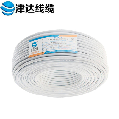 津达线缆 电线电缆 国标铜芯护套线 RVV4芯0.75/1/1.5/2.5/4/6平方多股护套线