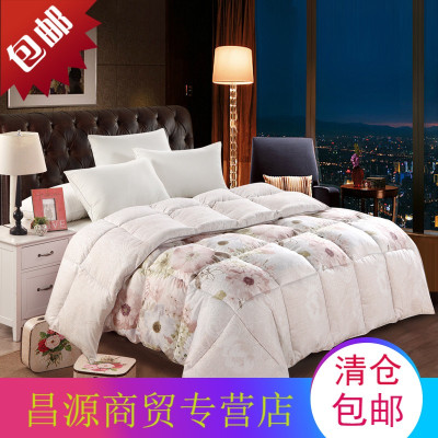 酒店学生宿舍秋冬被单人双人被子羽丝绒春秋被被抗寒保暖羽丝棉被