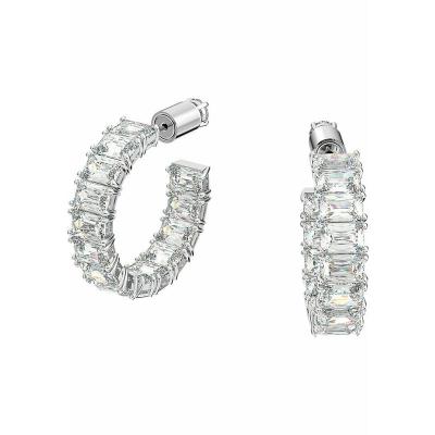 Swarovski女士MATRIX 环形耳环 气质高级精致轻奢优雅饰品 送女友礼物