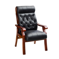 三金鑫 电脑椅实木麻将椅子家用棋牌椅会议椅办公椅老板椅书房大班椅