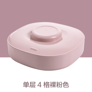 双层分格糖果盘零食盘家用客厅茶几糖果盒干果盘过年瓜子盘收纳盒