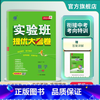 数学 九年级/初中三年级 [正版]2024年秋 初中数学实验班提优大考卷九年级全一册沪科版9年级全册HK单元基础巩固分层