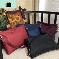 布包女2020新款中老年妈妈包轻便防水休闲大容量牛津布单肩斜挎包NEW LAKE女斜挎包