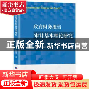正版 政府财务报告审计基本理论研究 郑石桥,周敏李 经济日报出版