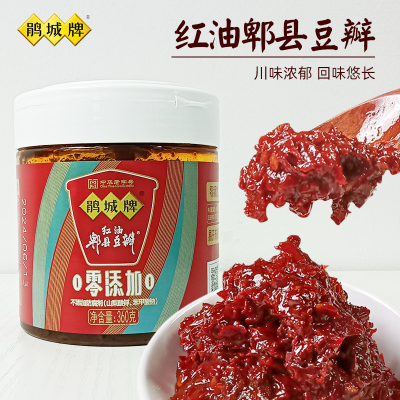 鹃城牌 0添加红油郫县豆瓣酱360g 川菜酱 中华老字号