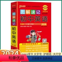 初中英语 初中通用 [正版]2024版 PASS图解速记初中英语人教版 七八九年级知识点总复习初一初二初三单词词汇句型复