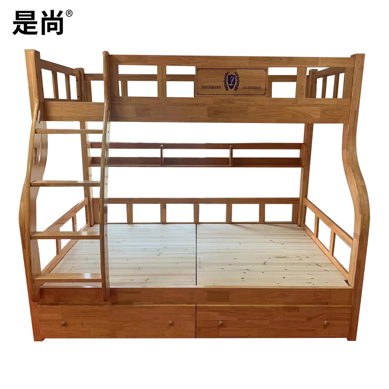 是尚 实木上下床 弯脚子母床 101# 一张