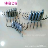 带铅锚鱼钩 海竿远投竿挂鱼钩搜鱼钩刮鱼钩有倒刺三爪锚钩钓鱼