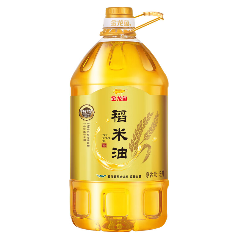金龙鱼特选稻米油5L