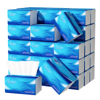 舒可乐 抽取式纸面巾4层75抽每包原生木浆抽纸纸巾实惠装餐巾纸家庭装纸抽卫生纸家用母婴可用 24包箱装