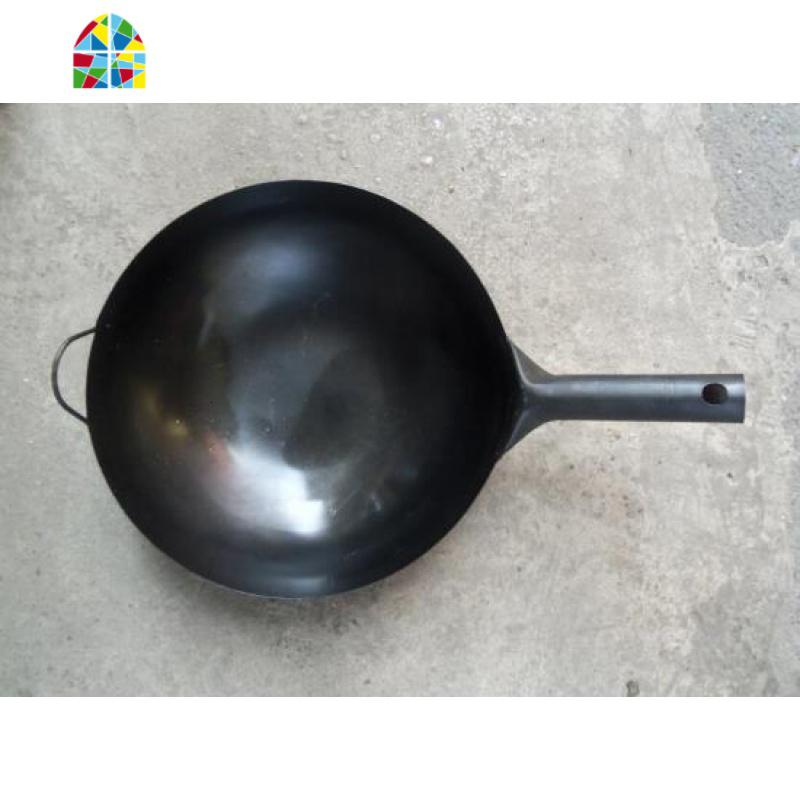 饭店专用炒锅炒勺铁锅厨师用锅炒菜锅熟铁锅 炒瓢 概不议价 FENGHOU 35cm(约2.3斤)
