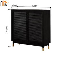 汐 鞋柜 烟熏黑 个