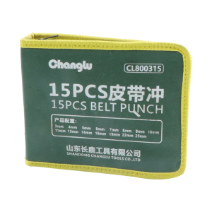 长鹿15PCS皮带冲 800315. 15PCS 套