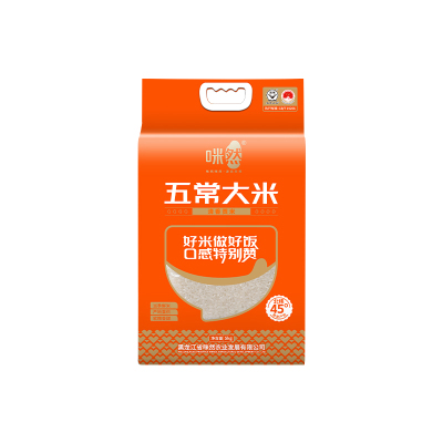 咪然 五常大米清香贡米5kg 非有机大好味粒粒香