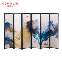 盛松林 屏风 六扇组