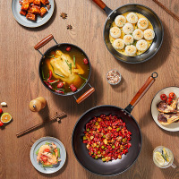 炊大皇(COOKER KING) 尚厨精铁三件套TZ03SC