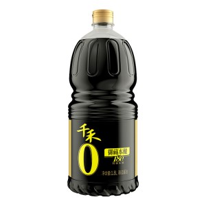 千禾零添加酱油头道御藏180天1L不加味精特级生抽酿造酱油调味料