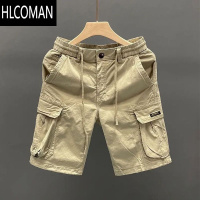HLCOMAN工装四分短裤男夏季运动休闲多口袋宽松五分裤潮牌耐磨六分裤