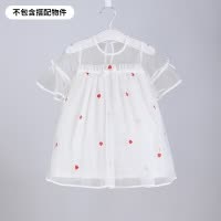 [1件3.5折]铅笔俱乐部童装2025夏装女小童连衣裙宝宝纱裙子儿童演出服公主裙