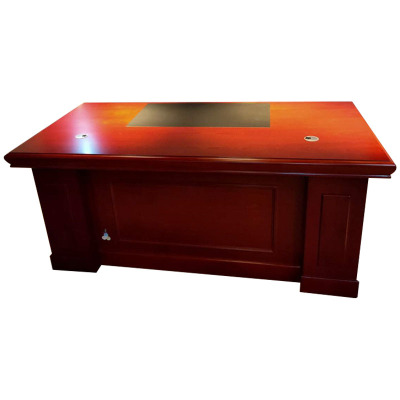 臻远办公桌木质贴皮油漆办公桌经理桌ZY-XBGZ-101.8米