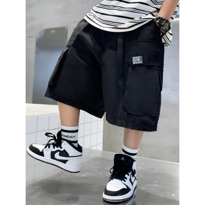 童装男童休闲夏装短裤2025新款儿童五分裤中大童男孩外穿夏季薄款