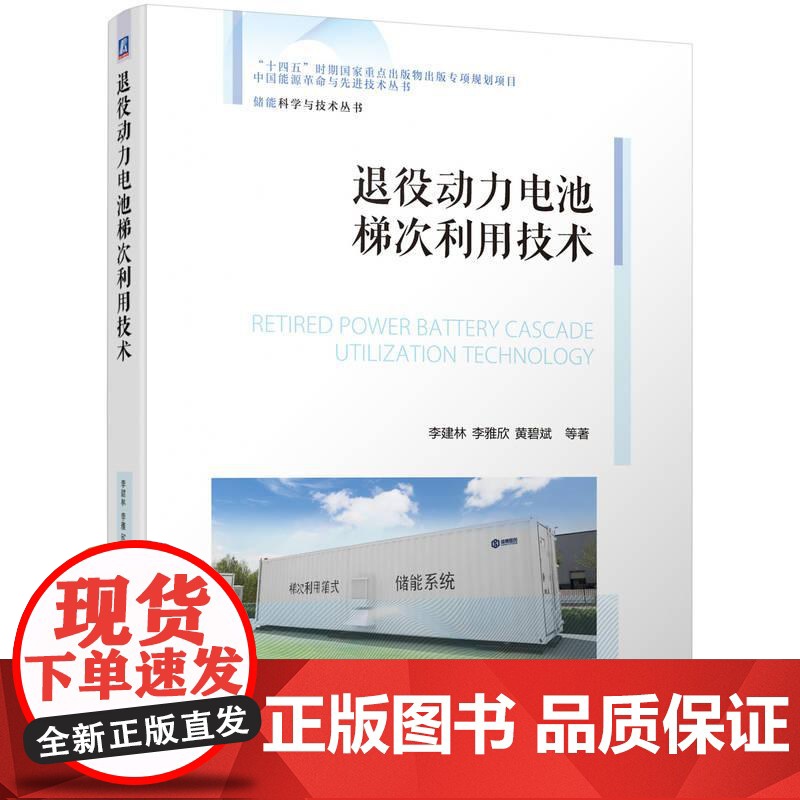 机工 退役动力电池梯次利用技术 李建林 李雅欣 黄碧斌 等