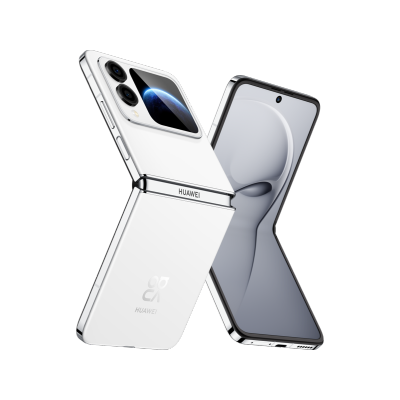 华为nova Flip S 512GB 零度白 SGS 120万次弯折耐久认证6.88mm鸿蒙AI趣玩后置5000万悬停自拍智能手机