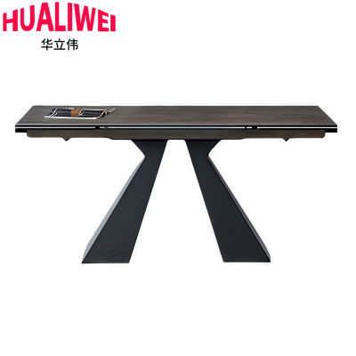 华立伟餐桌岩板张