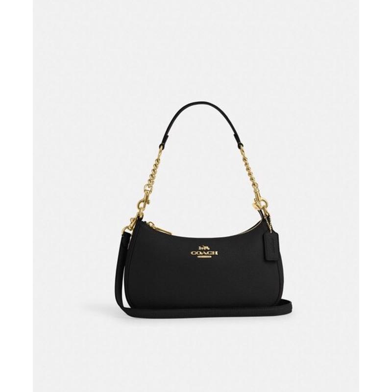COACH女包多口袋箱包皮具Terry Shoulder Bag拉链开合单肩斜挎包