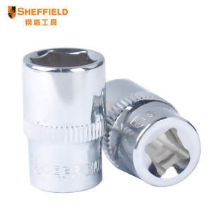 钢盾(SHEFFIELD) S010106 6.3mm系列公制6角标准套筒6mm[家用]