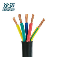 沈迈 铜芯软电缆 ZR-YJVR-0.6/1KV-5*6mm² /米