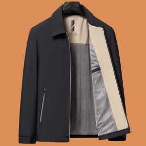 啄木鸟爸爸秋冬装外套装老爸50岁60中老年人男加棉加厚70爷爷棉衣