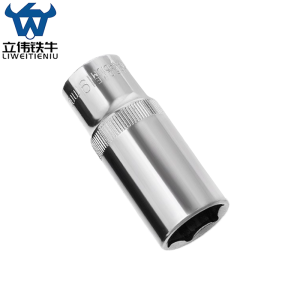立伟铁牛3/8六角长套筒19mm/个
