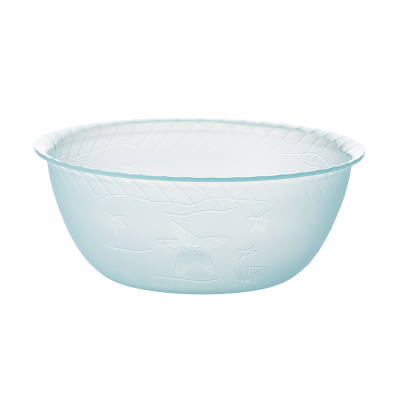 茶花家用洗菜盆厨房淘菜筐收纳菜篮子淘米沥水篮塑料水果盆大号果蔬盆