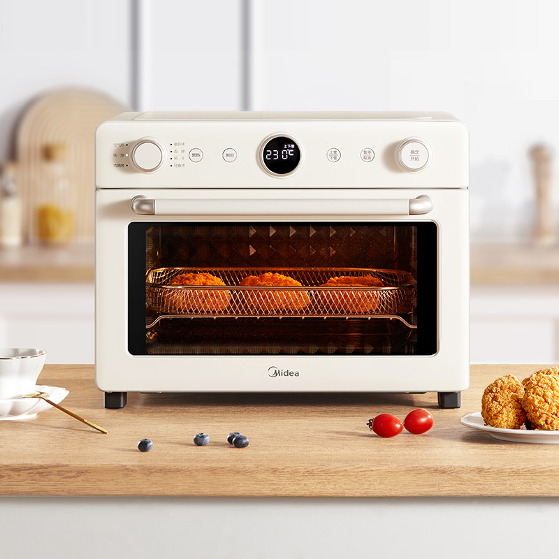 美的(midea)pt2520w空气炸石墨烯免预热烤箱 家用小型全自动多功能