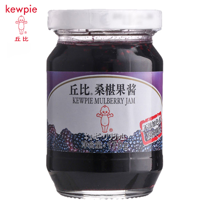 丘比桑葚果酱170g-面包蛋糕水果酱早餐涂抹酱酸奶圣代冰激凌酱玻璃瓶