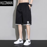 HLCOMAN5分卫裤短裤男士夏季速干休闲运动冰丝大裤衩外穿薄款沙滩中裤子