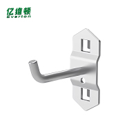 亿维顿 洞洞板单斜挂钩 50mm 个