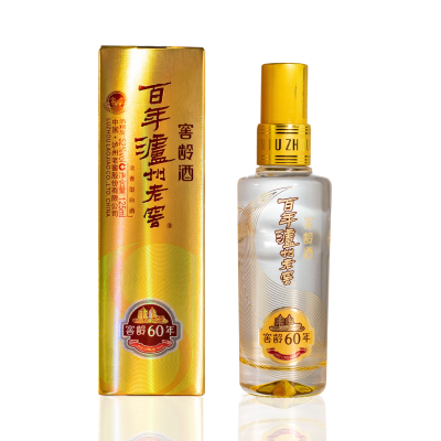 泸州老窖百年窖龄 窖龄60年 52度125ml 浓香型小酒版
