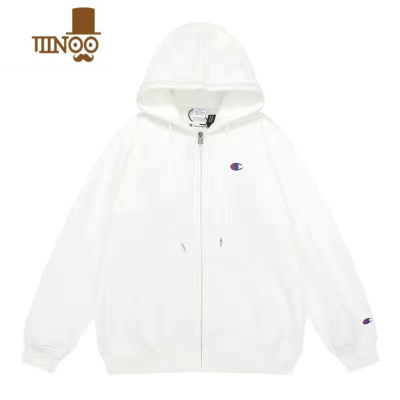 YANXU连帽开衫C3-Q103潮卫衣2022新款情侣纯色小C男