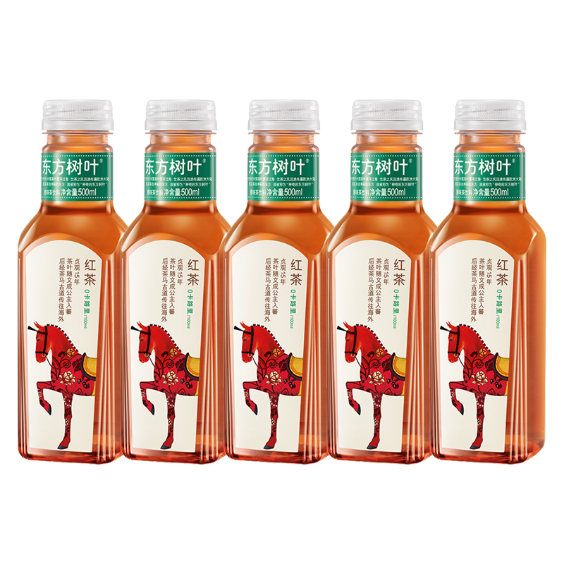 东方树叶红茶500ml*5瓶