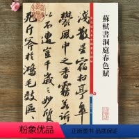 [正版]苏轼书洞庭春色赋 彩色放大本中国碑帖 繁体旁注行书碑帖毛笔书法字帖 孙宝文编 上海辞书出版社书籍