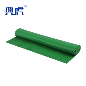 典虎 绝缘胶垫 绿色条纹10mm*1m*10m 卷