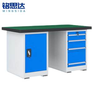 铭思达重型钳工操作台1.8米四抽一门张