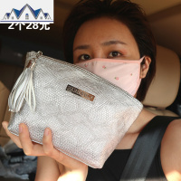 2019新款简约旅行化妆包女便携随身大容量ins风超火收纳包网红 三维工匠