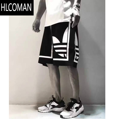 HLCOMAN篮球短裤男士潮牌冰丝运动夏季男款大码速干休闲五分美式5分球裤