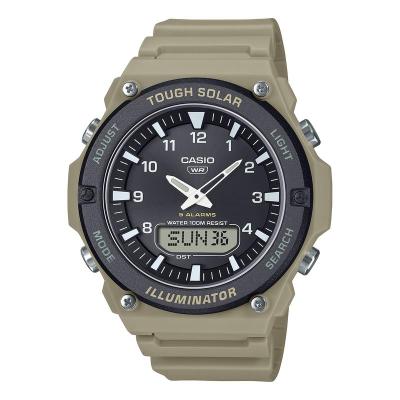 CASIO 卡西欧光动能米防水男表飞机仪表盘灵感日韩商务休闲手表