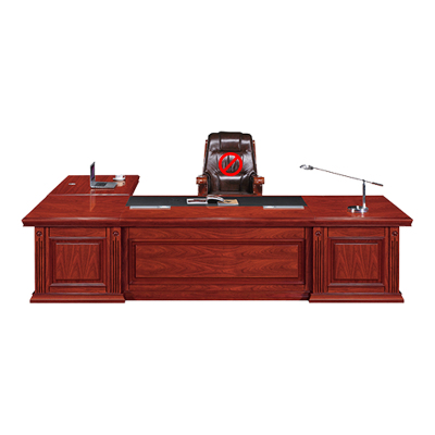 中豫鑫泽 ZYXZ4052201 油漆家具老板桌大班台办公桌主管经理桌含副柜 3.2米