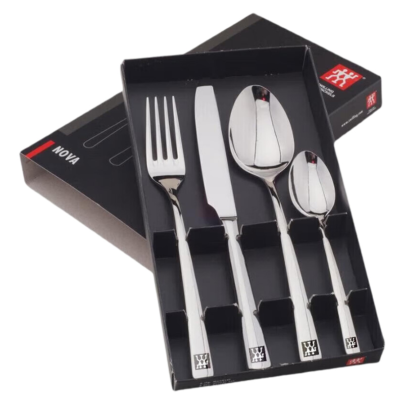 双立人西餐具四件套细滑圆润易于清洗Nova系列1031545