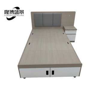 隆博盛景单人床 1000*2000*400mm